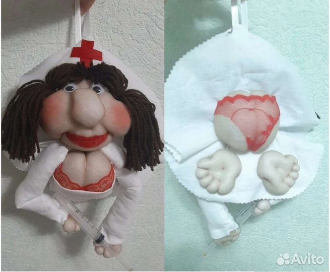 Кукла - попик на удачу