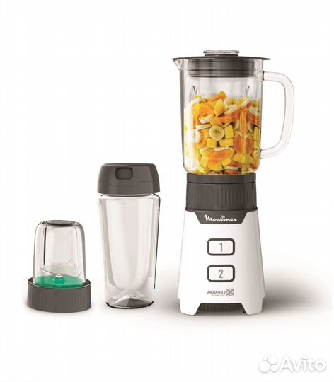 Стационарный блендер Moulinex LM16L110, белый