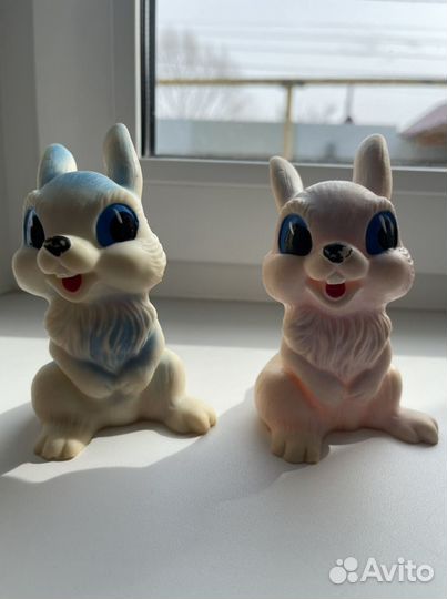 Детские резиновые игрушки СССР