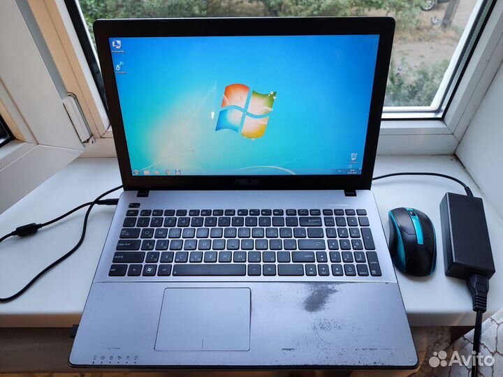 Ноутбук asus x550ca 8gb 2117u