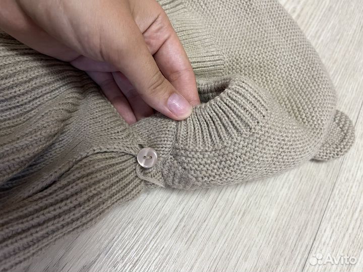 Шапка зимняя шлем журавлик 46-48