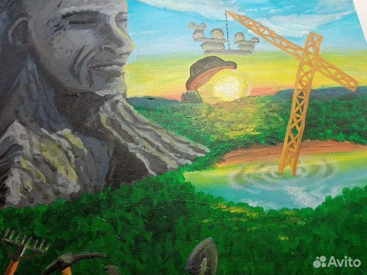 Картина Сюрреализм, образ стабильности