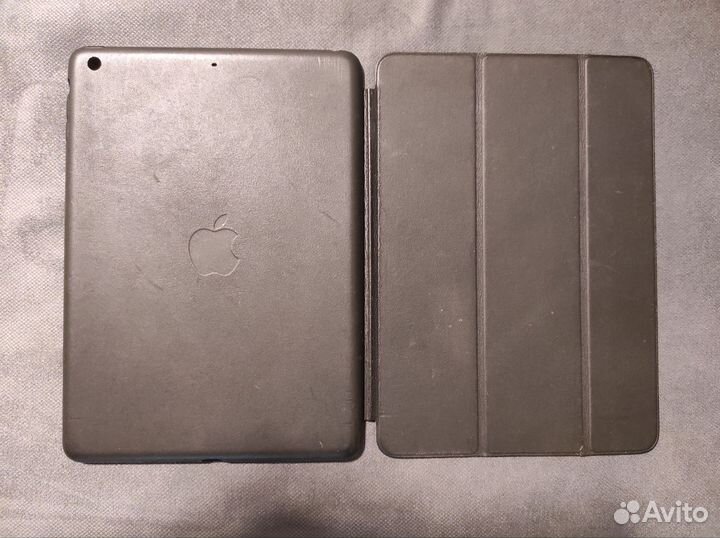 Чехол iPad Air smart case, черная кожа