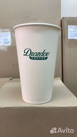 Крафт стаканы / Ваш логотип