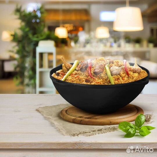 Казан чугунный с крышкой