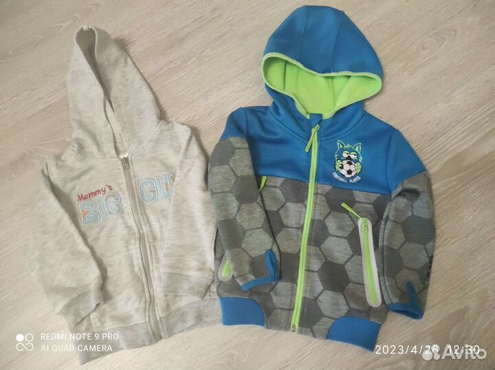 Толстовка детская кофта 92