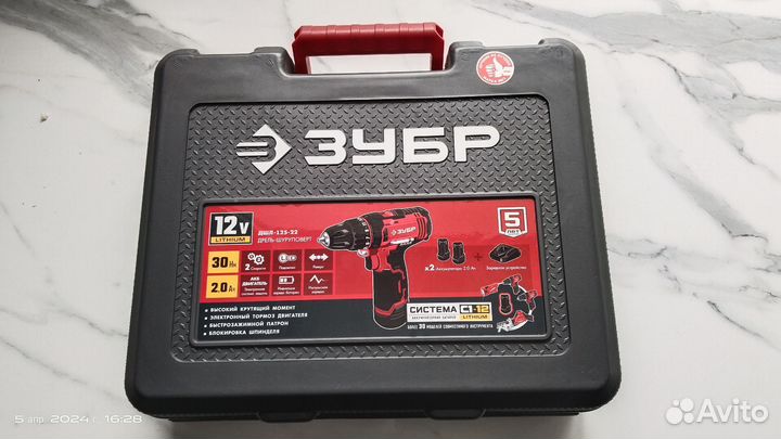 Аккумуляторная дрель шуруповерт