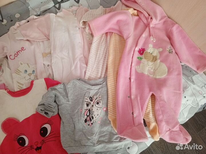 Большой пакет вещей для девочки