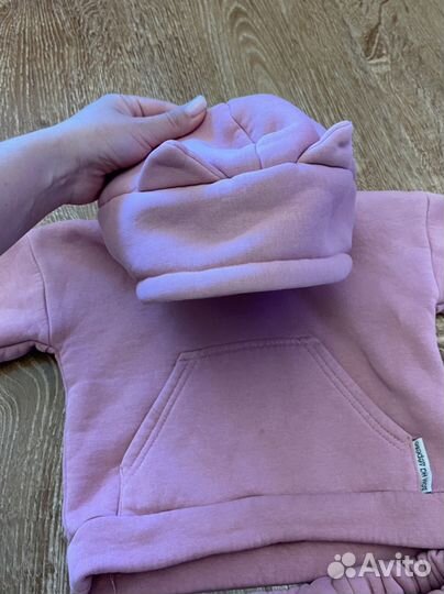 Костюм теплый для девочки 86