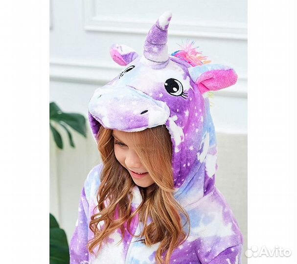 Кигуруми для детей Funfur Единорог Ночной M