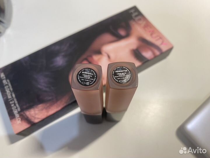 Помады huda beauty 2 шт