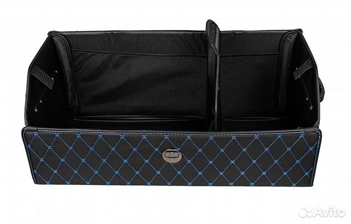 Кофр 70-30-30 черный/нить синяя