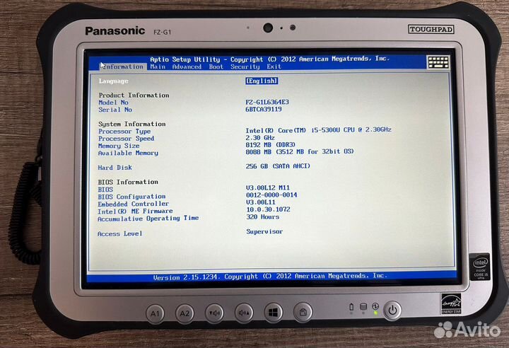 Panasonic ToughPad FZ-G1 MK3