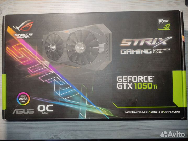 Asus GeForce GTX 1050ti Strix