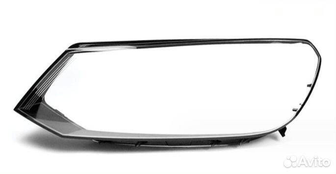 Стекла Фар Volkswagen Toureg NF (10-14) black L/R