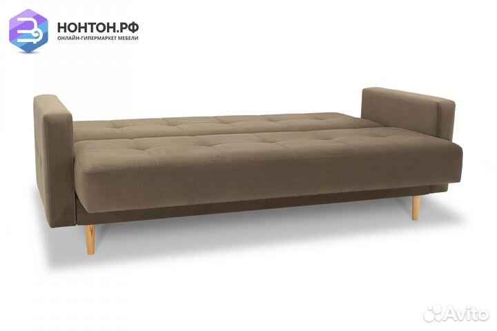 Диван книжка Фиеста светло-коричневый