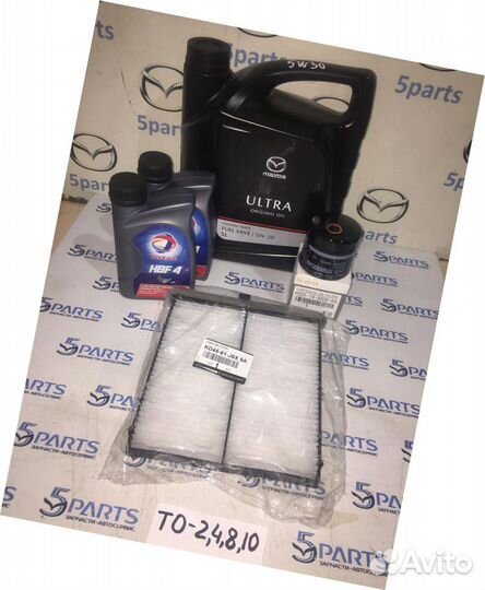 Комплект то - 10 оригинал (5W30) Mazda 6 (GJ;GL)