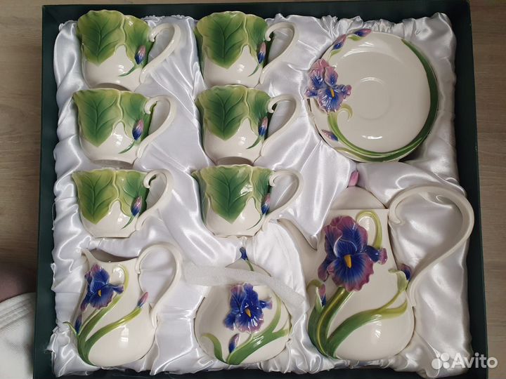 Чайный сервиз Германия Goldfisch Porzellan фарфор
