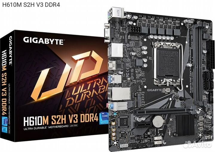 H610M S2H V3 DDR4, Материнская плата Gigabyte H610M