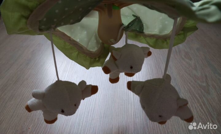 Контейнер и ремешок для соски, мобиль для кроватки