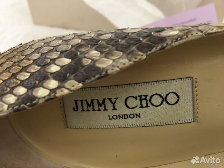 Туфли Jimmy Choo 38,5 размер, питон