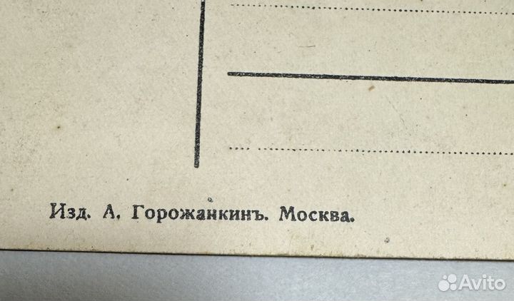 Открытка до 1917г изд Горожанкинъ. Набор