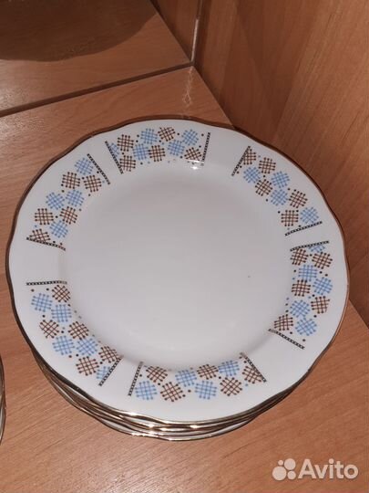 Новые тарелки 17.5см. 14шт, Дулево