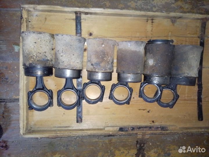 6 штук в комплекте поршневой на газ-53. 6