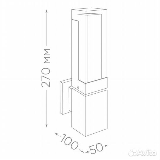 Светильник на стену уличный Feron DH601 11705 5W