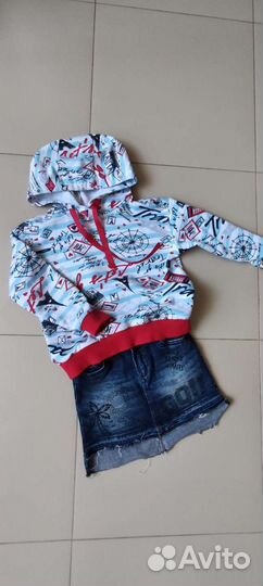 Одежда пакетом на девочку 110