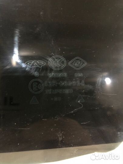 Стекло двери заднее левое vortex estina 2.0 МКПП