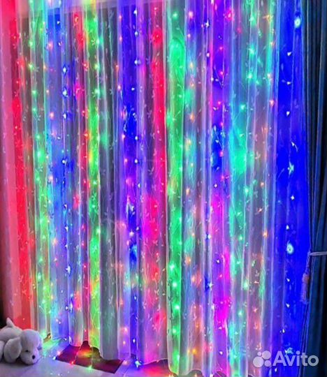 Гирлянда штора 3*3 и удлинители