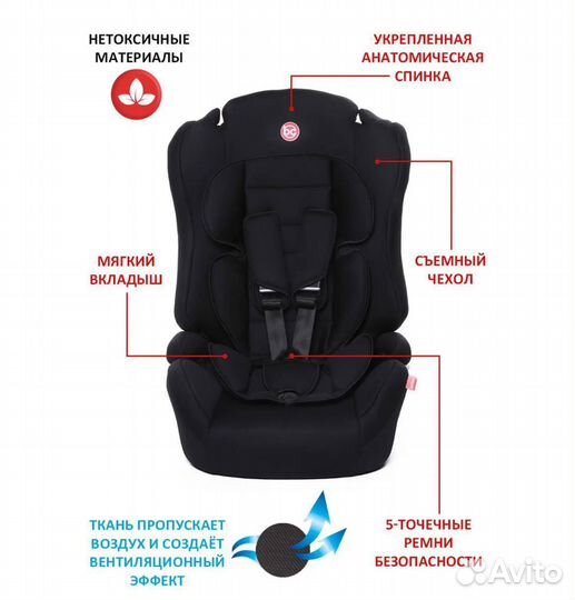 Детское Автокресло новое