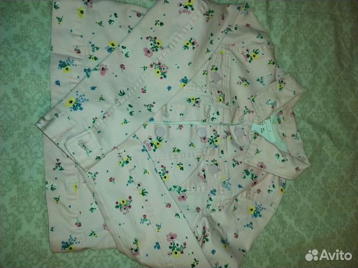 Джинсовая курточка на девочку