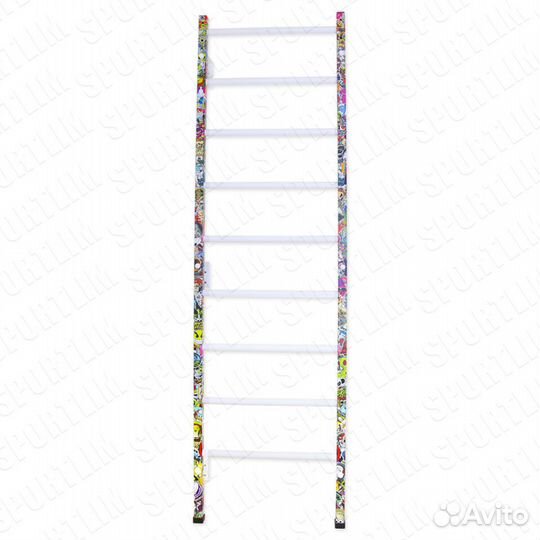 Шведская стенка с рукоходом, лестницей, кольцами