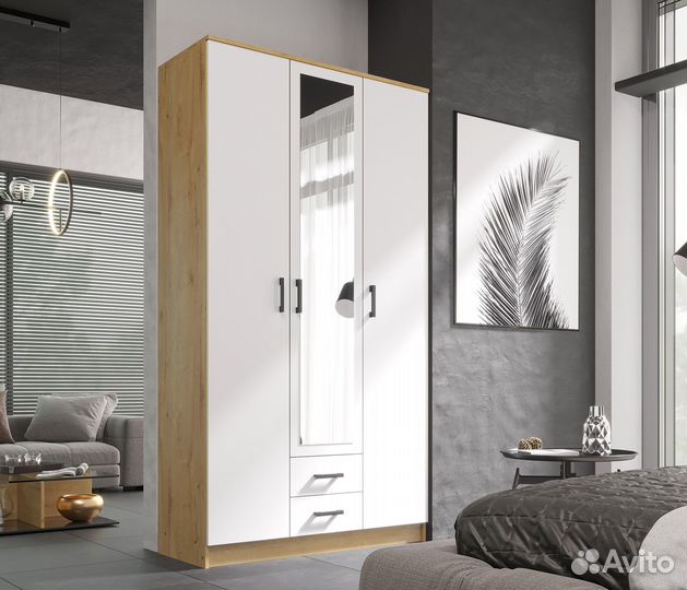 Шкаф распашной Трио