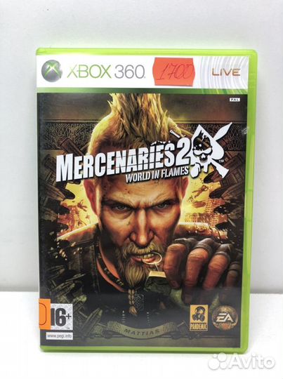 Диск Mercenaries 2 для Xbox 360