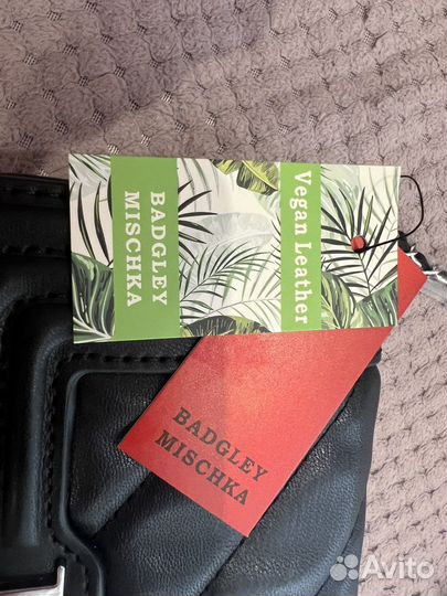Сумка кожа Badgley Mishka премиум бренд