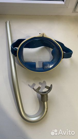 Очки маска с трубкой СССР