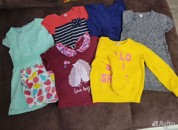Вещи пакетом на девочку 104