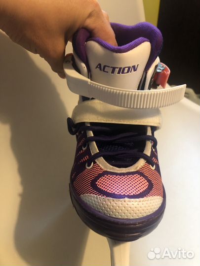 Коньки детские раздвижные 35 38