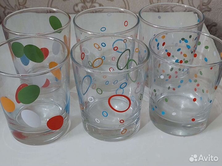 Стаканы IKEA и Liminarc. Тарелки. Маслёнка