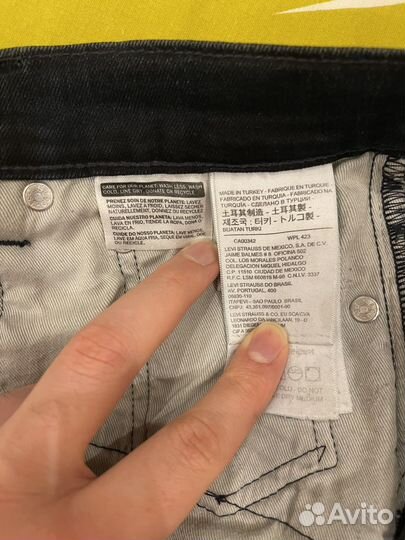 Мужские джинсы levis 512