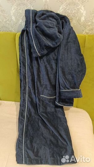 Мужской махровый халат с капюшоном Luisa Moretti