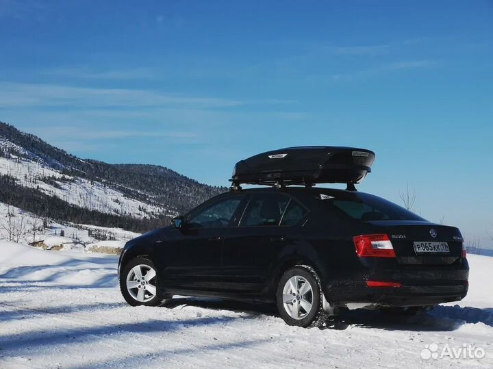 Грузовой бокс на крышу. Broomer. 430л. Монтаж