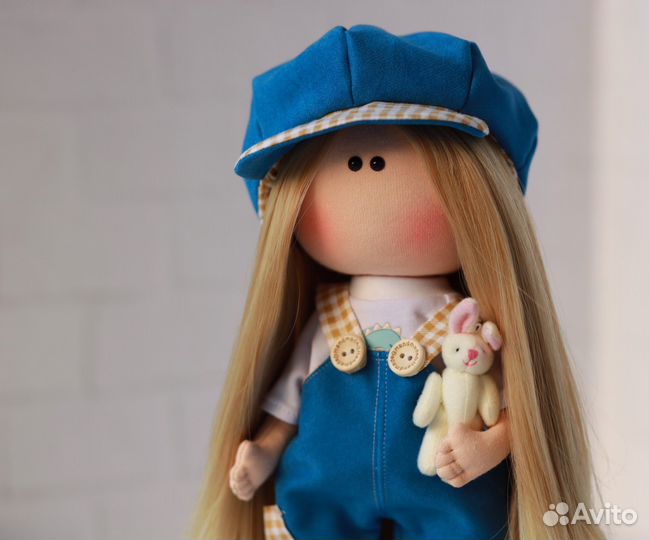 Кукла интерьерная текстильная