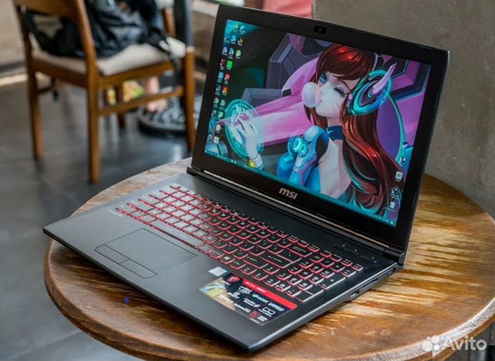 MSI GL62M Игровой зверь i7 7700HQ/GeForce GTX 1050