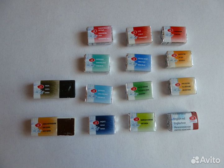 Акварель невская палитра в кюветах