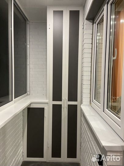 Влагостойкий шкаф на балкон на заказ с доставкой