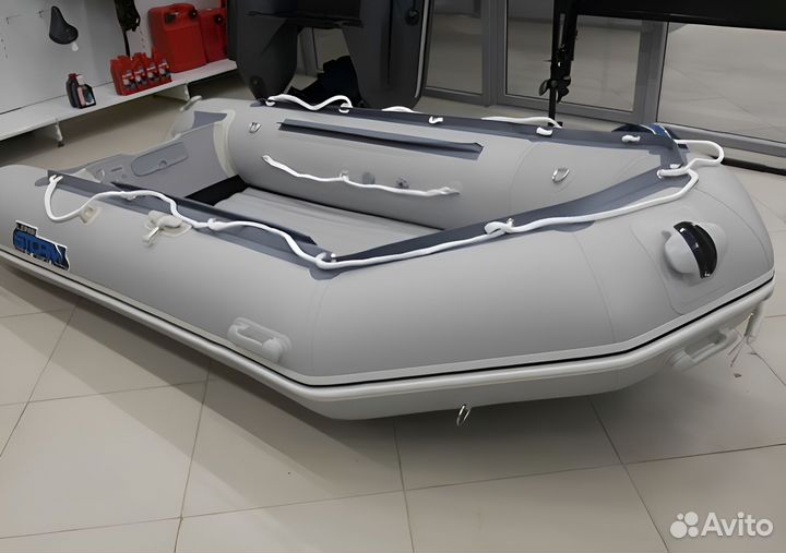 Лодка пвх Stormline Heavy Duty Air Light 380 серая